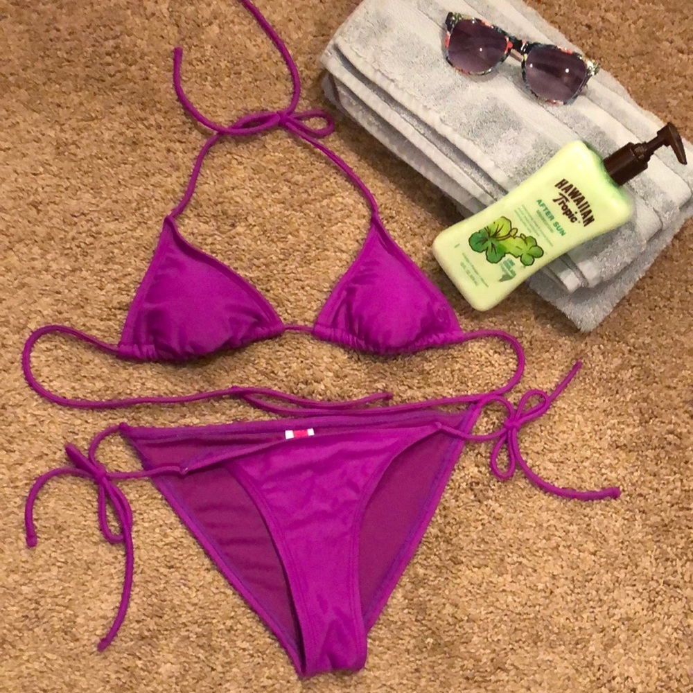 Bikini. Size small. OP brand. Purple.